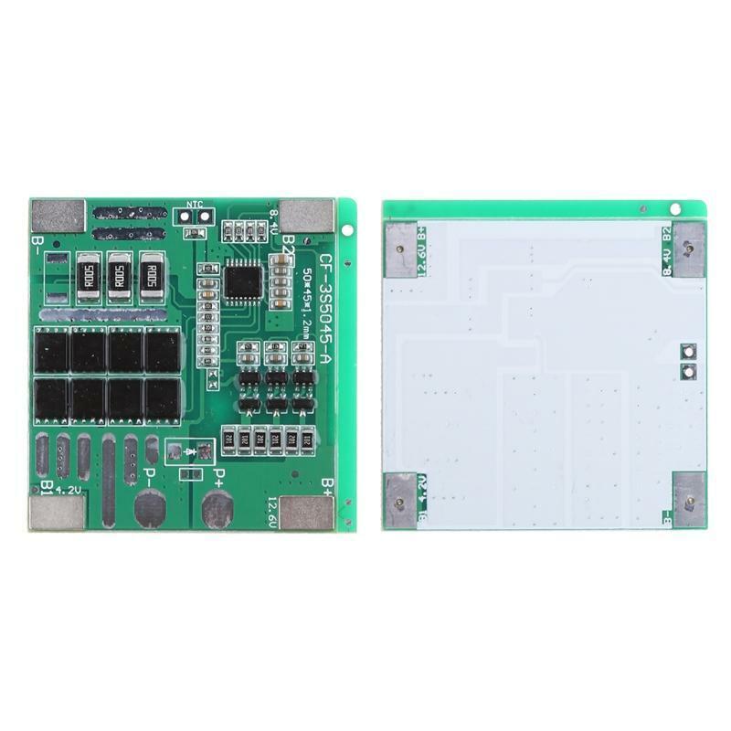 25A 12V 3S Polymer Li-ion Lithium 18650 Battery Charger PCB Protection Board
