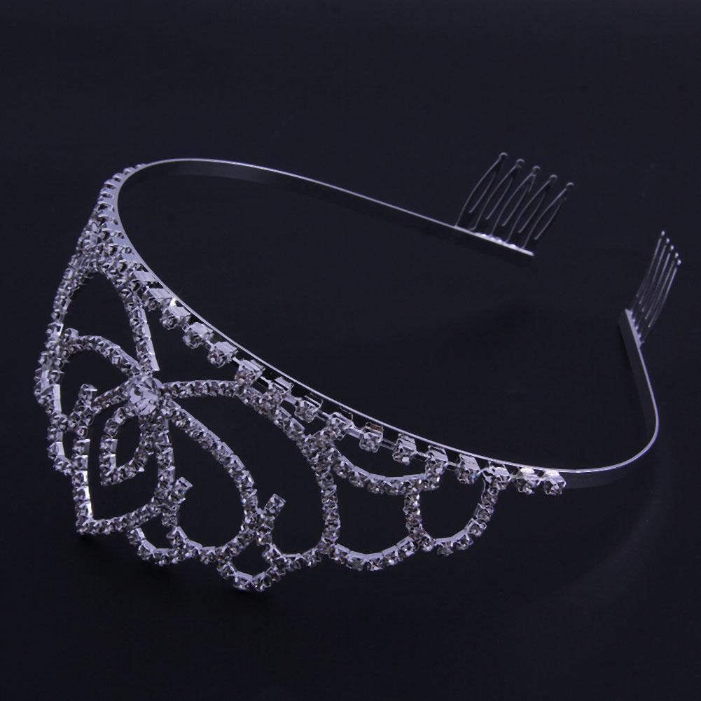Bride Wedding Headdress Jewelry Crystal Hair Crown Dinner Accessories