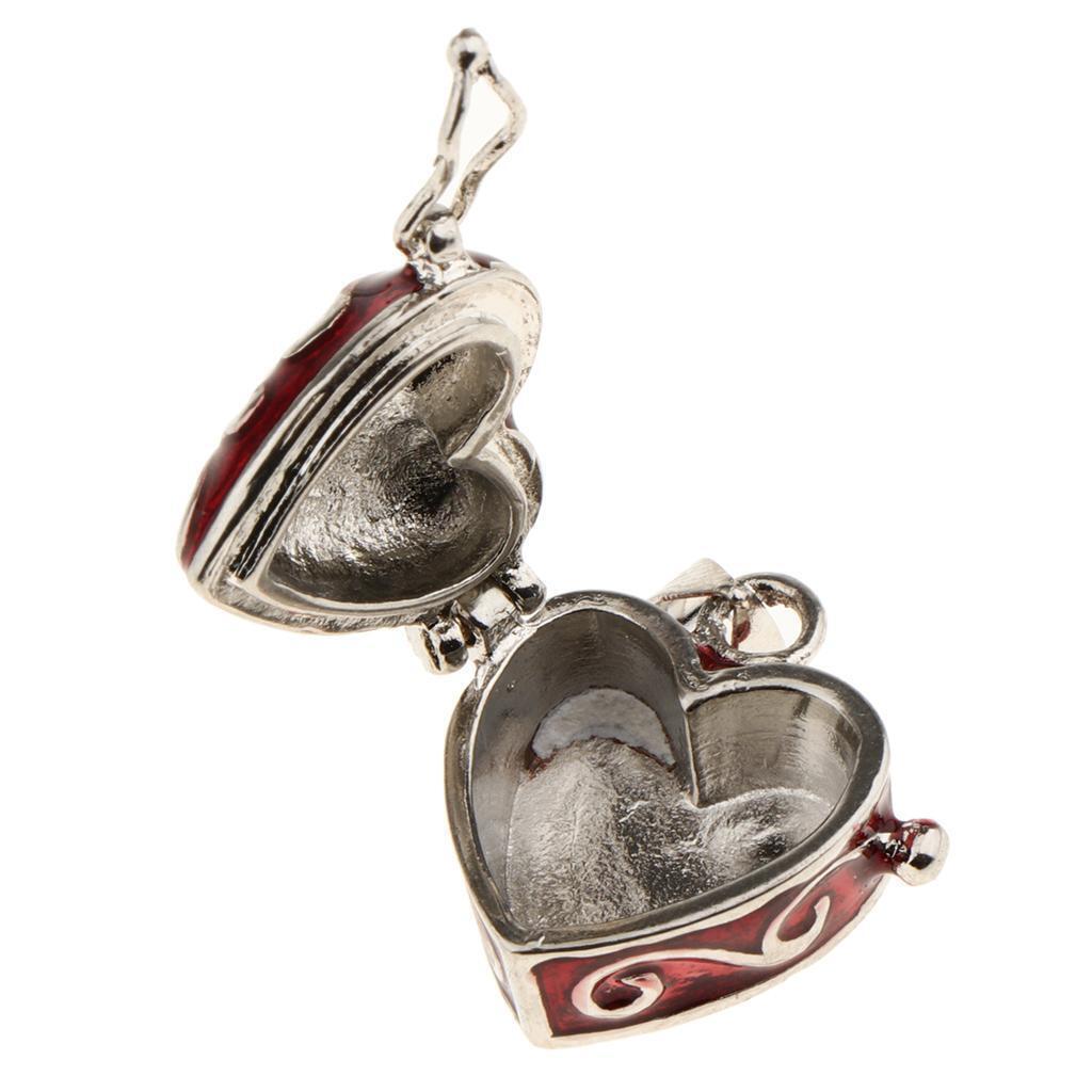 2 Pieces Heart Waterdrop Pet Urn Pendant Keepsake Memorial Jewelry DIY