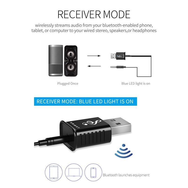 4 in1 USB Bluetooth-compatible Adapter Transmitter Receiver Wireless Transceiver