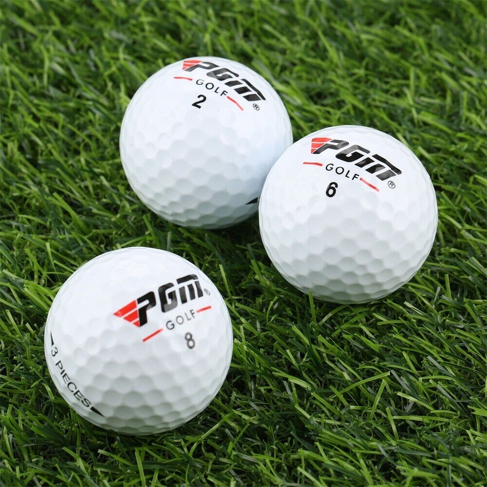 3pcs/set Golf Balls 3 Layers PGM Game Ball Dia 42.6mm Golf Balls Outdoor Game