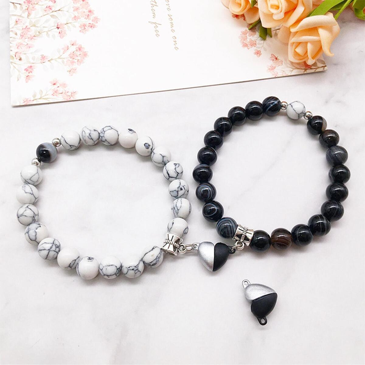 20Pcs Magnetic Jewelry Clasp Necklace Bracelet Connector Hook  Clasps