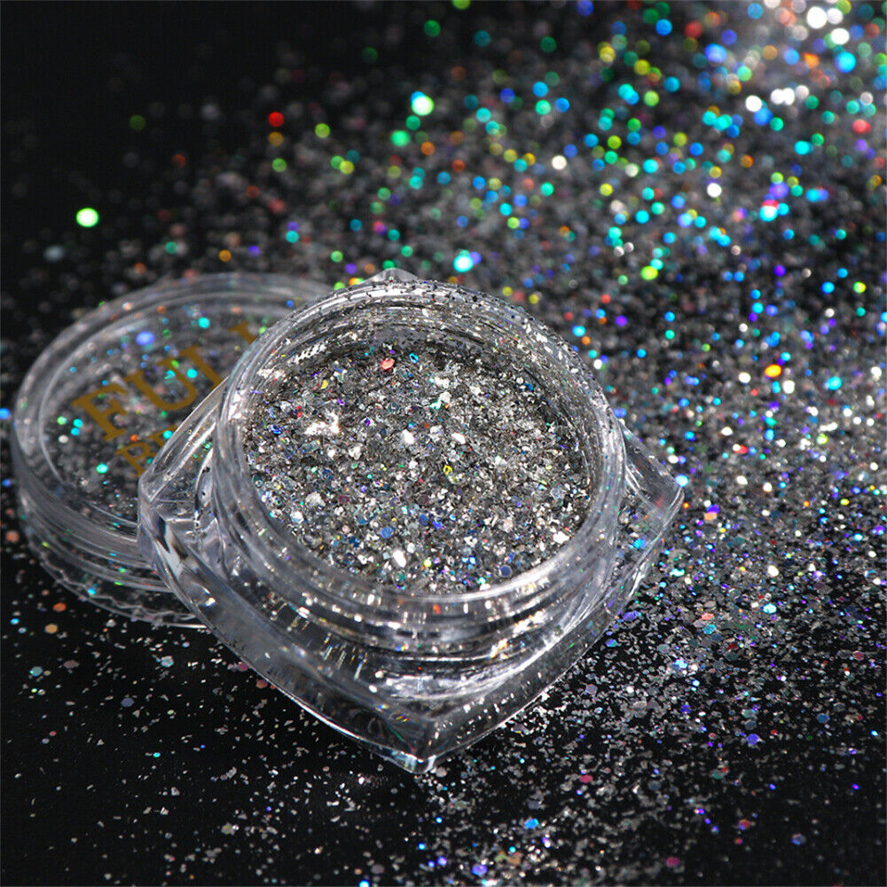 Supplies Manicure Tips Flakes Sparkle Nail Art Sequins Holographic DIY Glitters