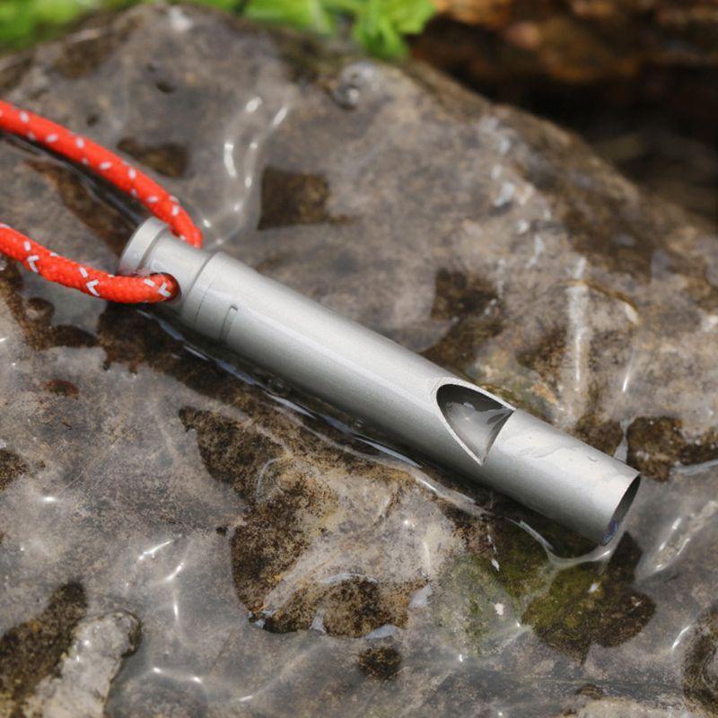 Durable Rescue Survival Whistle Signal Sound Whistle with Long Lanyard Outdoor