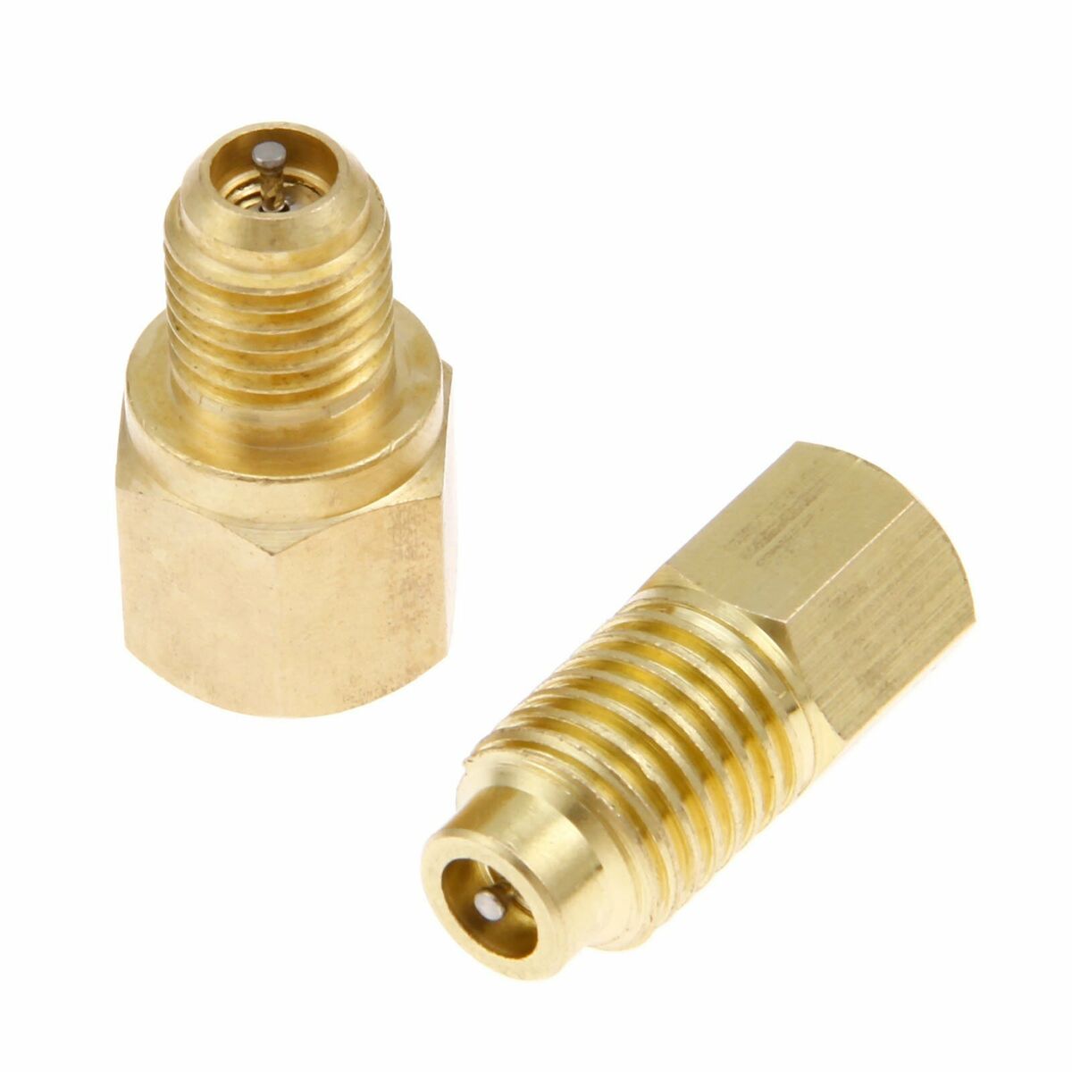 R12 R22 to R134a Adapter for Tank Vacuum Pump Injector Charging 1/4 SAE 1/2 ACME