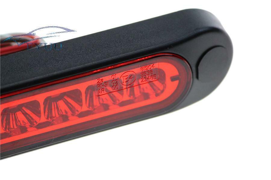 250 x 27.5 x 16mm LED Car Tail Brake Light Trailer Truck Stop Red Bar Light