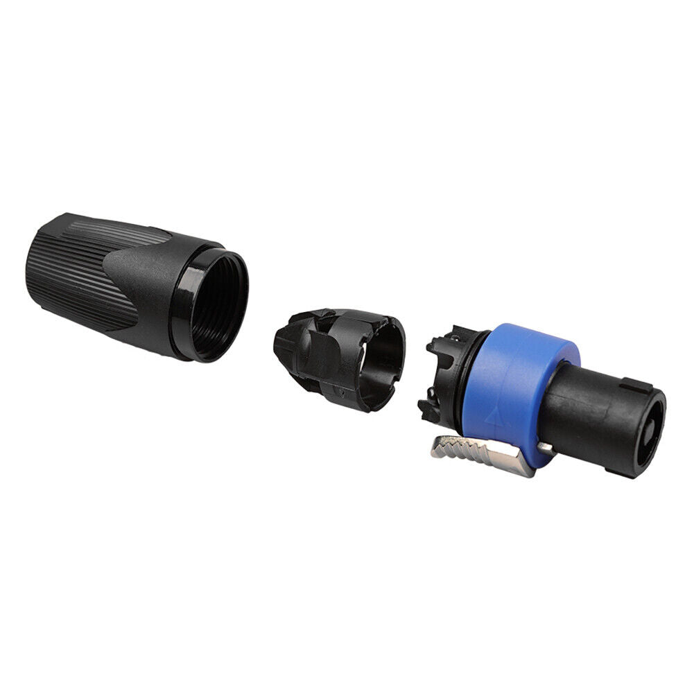10x 4 Pole Audio Speaker Plugs Twist Lock Connectors for Neutrik NL4FC