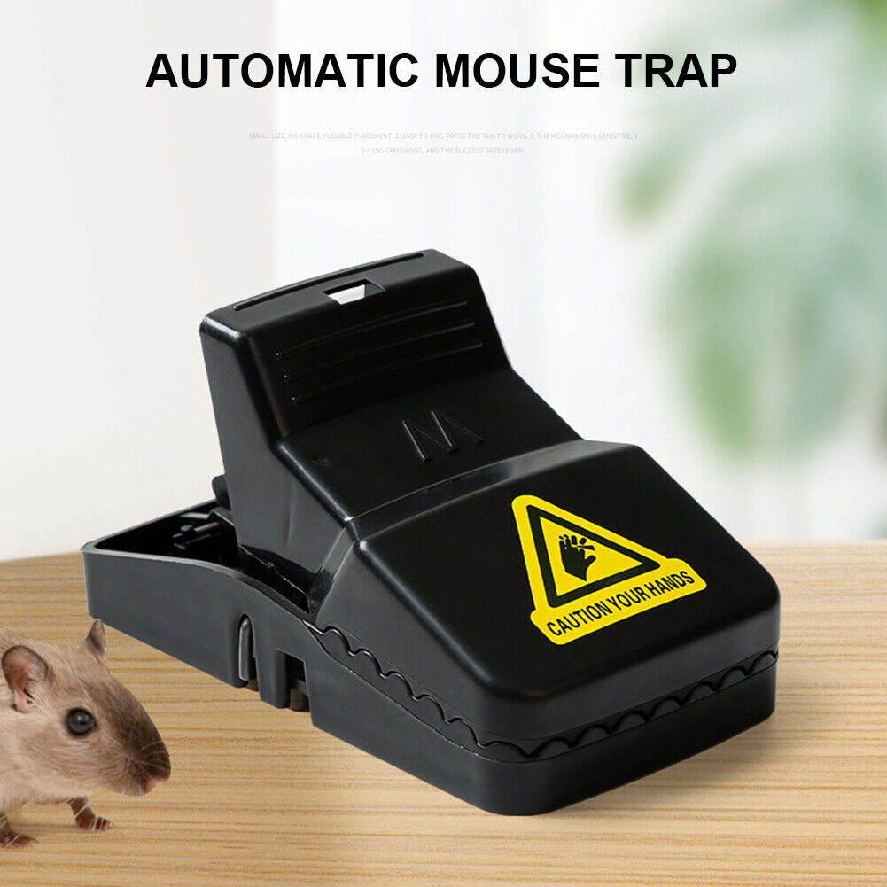 6pcs Reusable Plastic Mouse Trap Mice Catching Rats Control Rodent Catcher