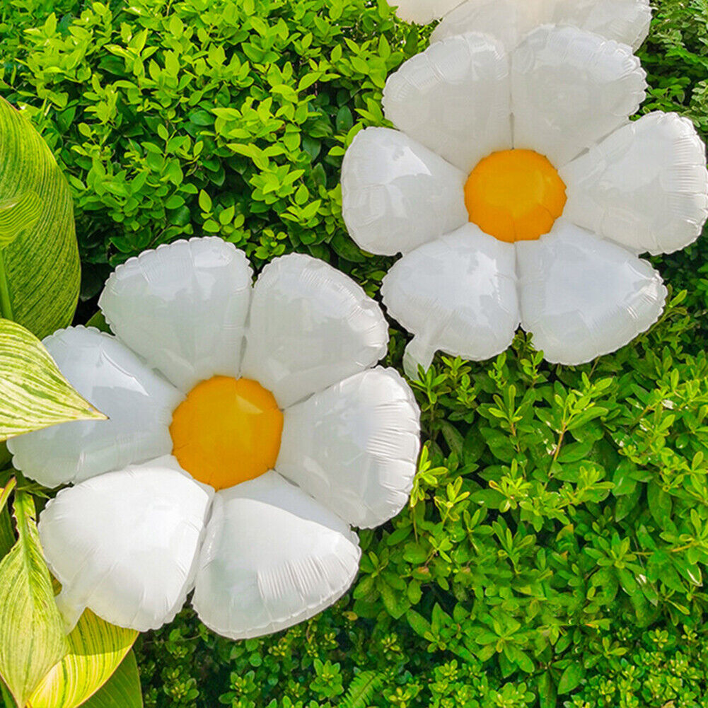 INS Daisy Aluminum Film Balloon Sun Flower Birthday Photo Prop (Big Daisy)
