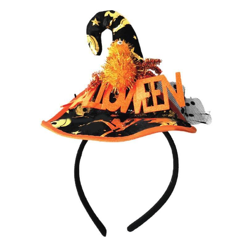 Halloween Costume Mini Pointy Witch Hat Headband Novelty Carnival Party Supplies