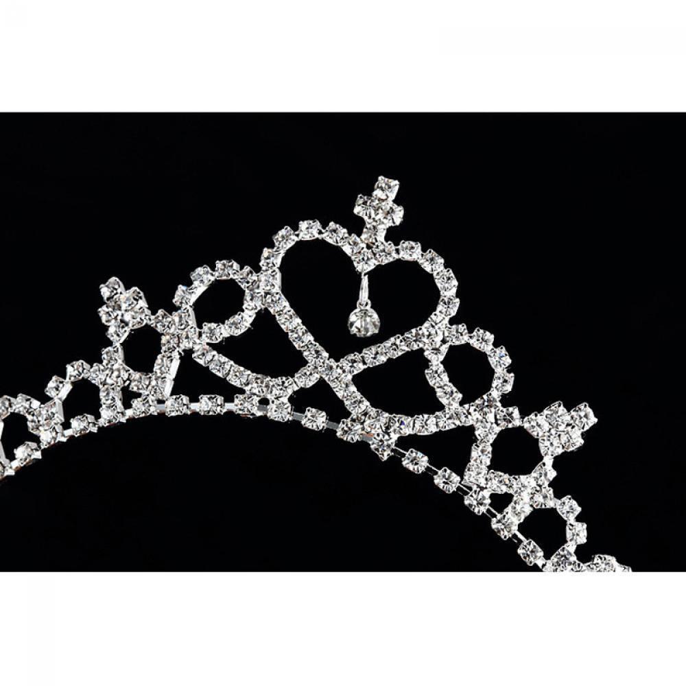 Baby Kids Girls Party Diamond Princess Headband Hair Hoop Crown Crystal