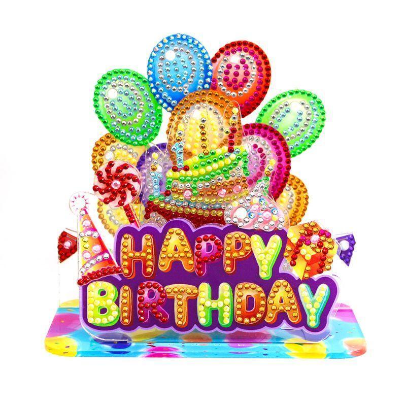 birthday cake New 5D Diamond Painting Cross Stitch DIY Diamond Embroidery