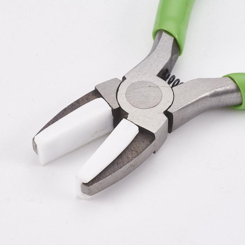 Nylon Flat Nose Pliers Mini Jewelry Pliers Accessories DIY Six-section Pliers