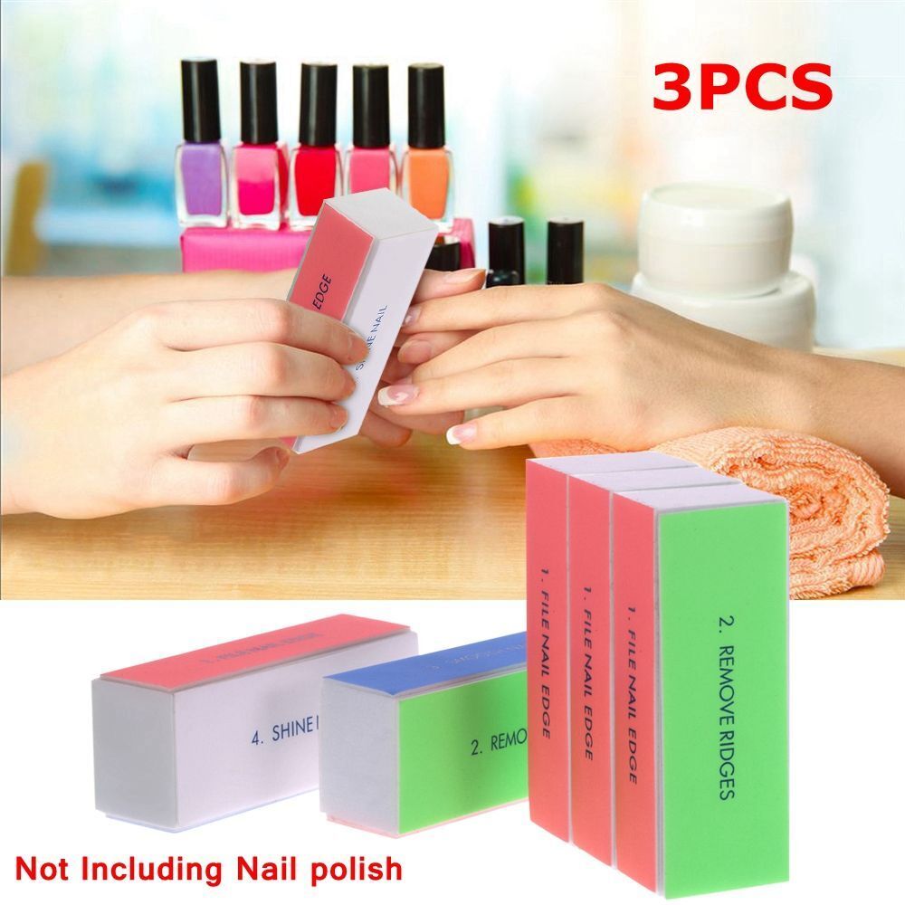 Block Sandpaper Dead Skin Remover Manicure Tool Nail Buffer File Polishing