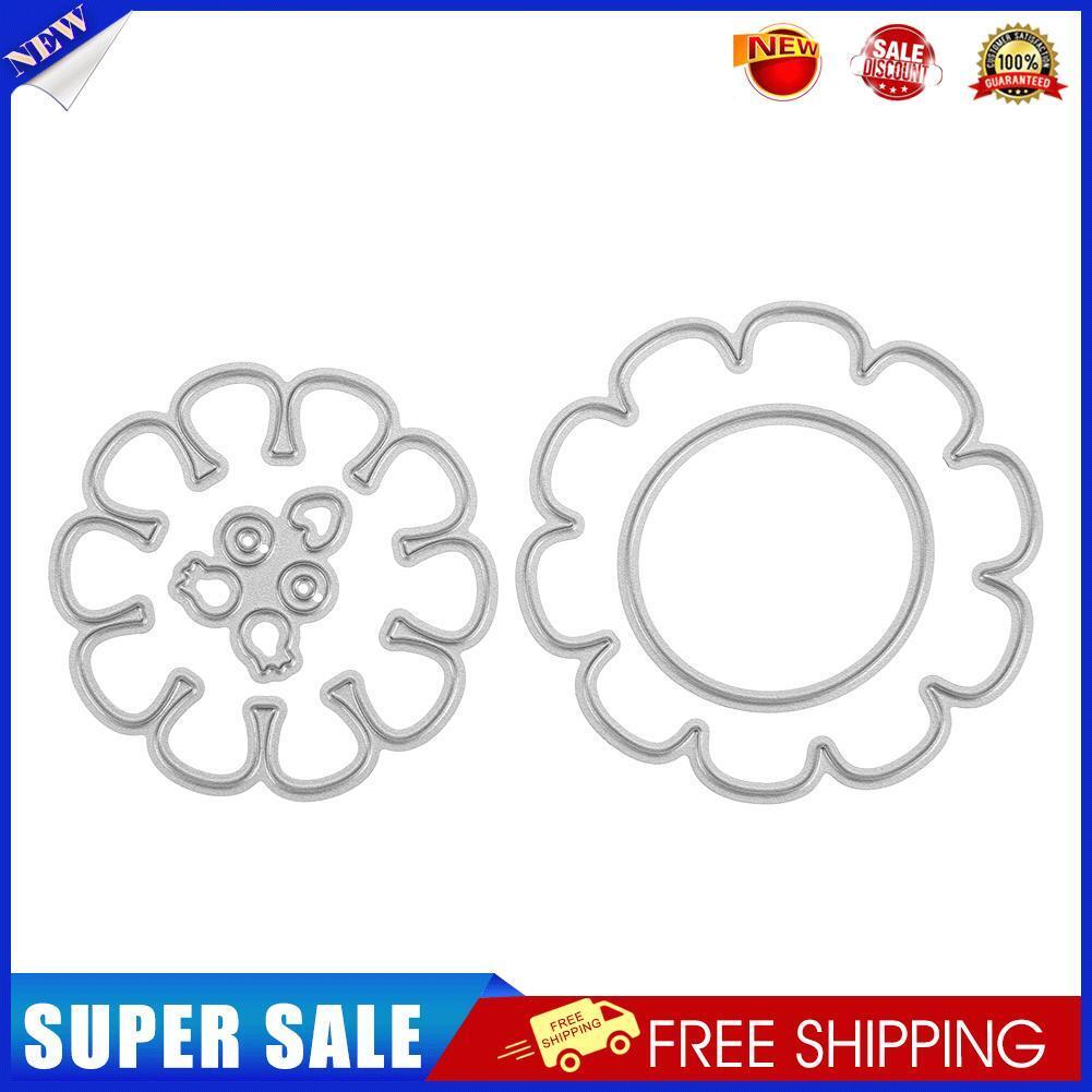 4pcs Metal DIY Flowers Cutting Dies Scrapbook Emboss Paper Card Cut Stencil