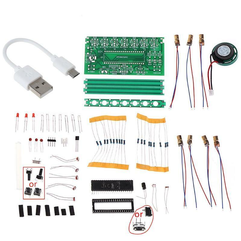 51 SCM Harp Electronic Organ Piano The music Box Puzzle Technology DIY Kit