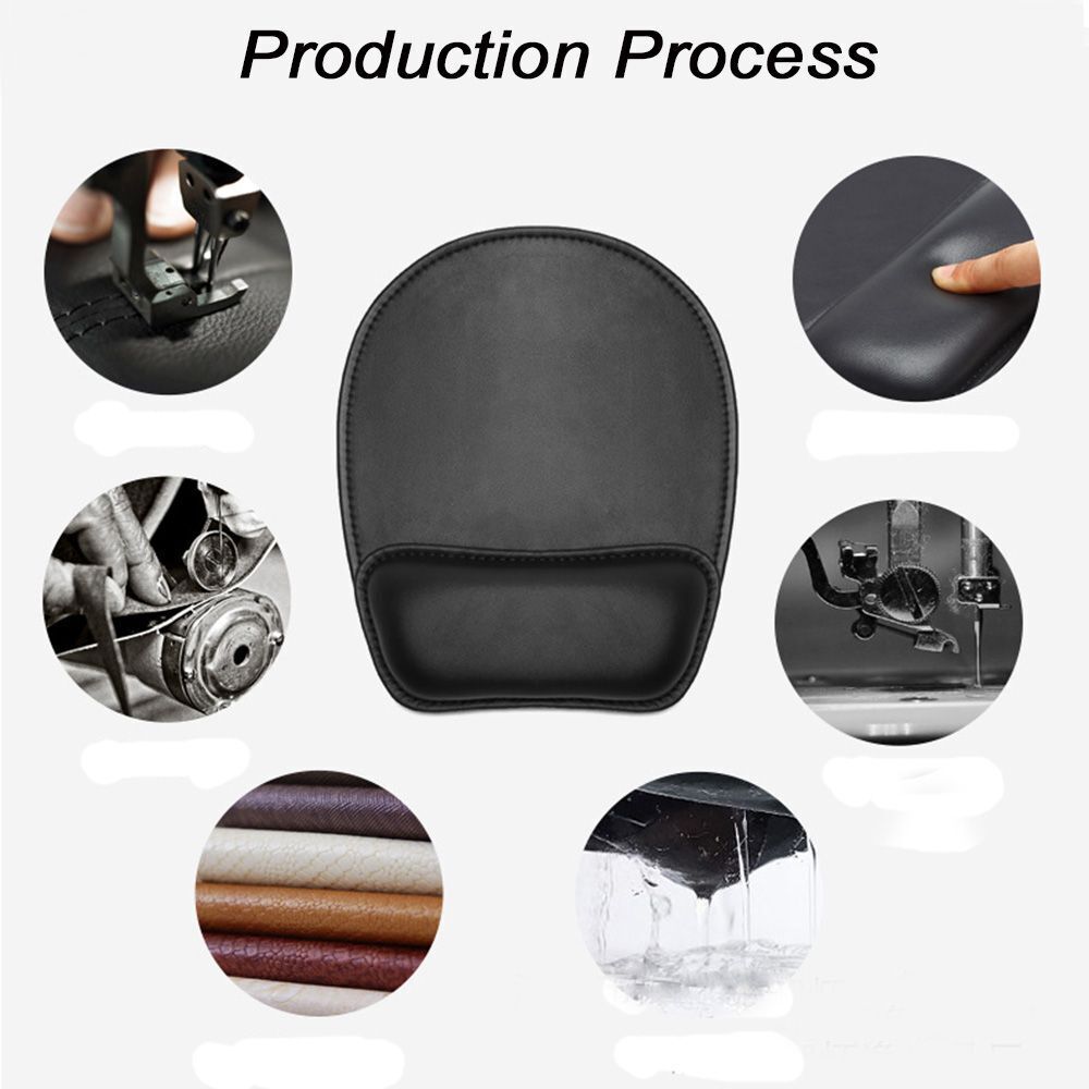 Ergonomic PU Comfortable Non Slip Wrist Rest Hand Support Mouse Pad Mice Mat