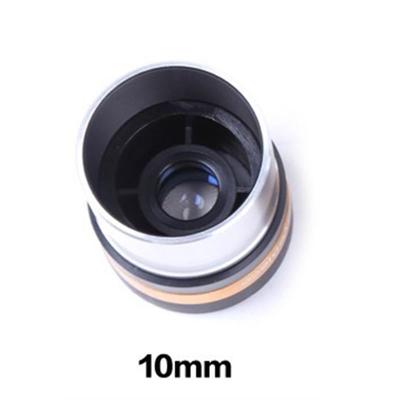 Spherical High-definition Eyepiece 1.25'' 10mm 62 Degree Wide Field Aspheric Len