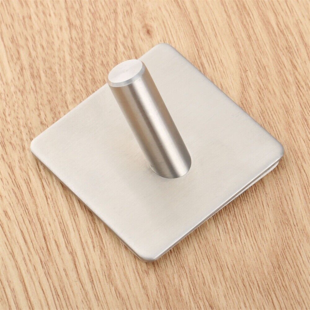 1pc Strong Self Adhesive Sticky Hook Hat Rack Towel Hanger Holder Wall Door DIY