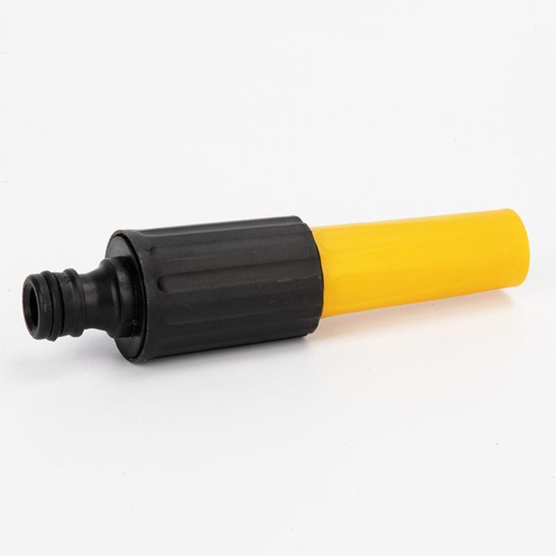 Plastic Garden Hose Nozzle High Pressure Straight Water Spray Gun Rotatable