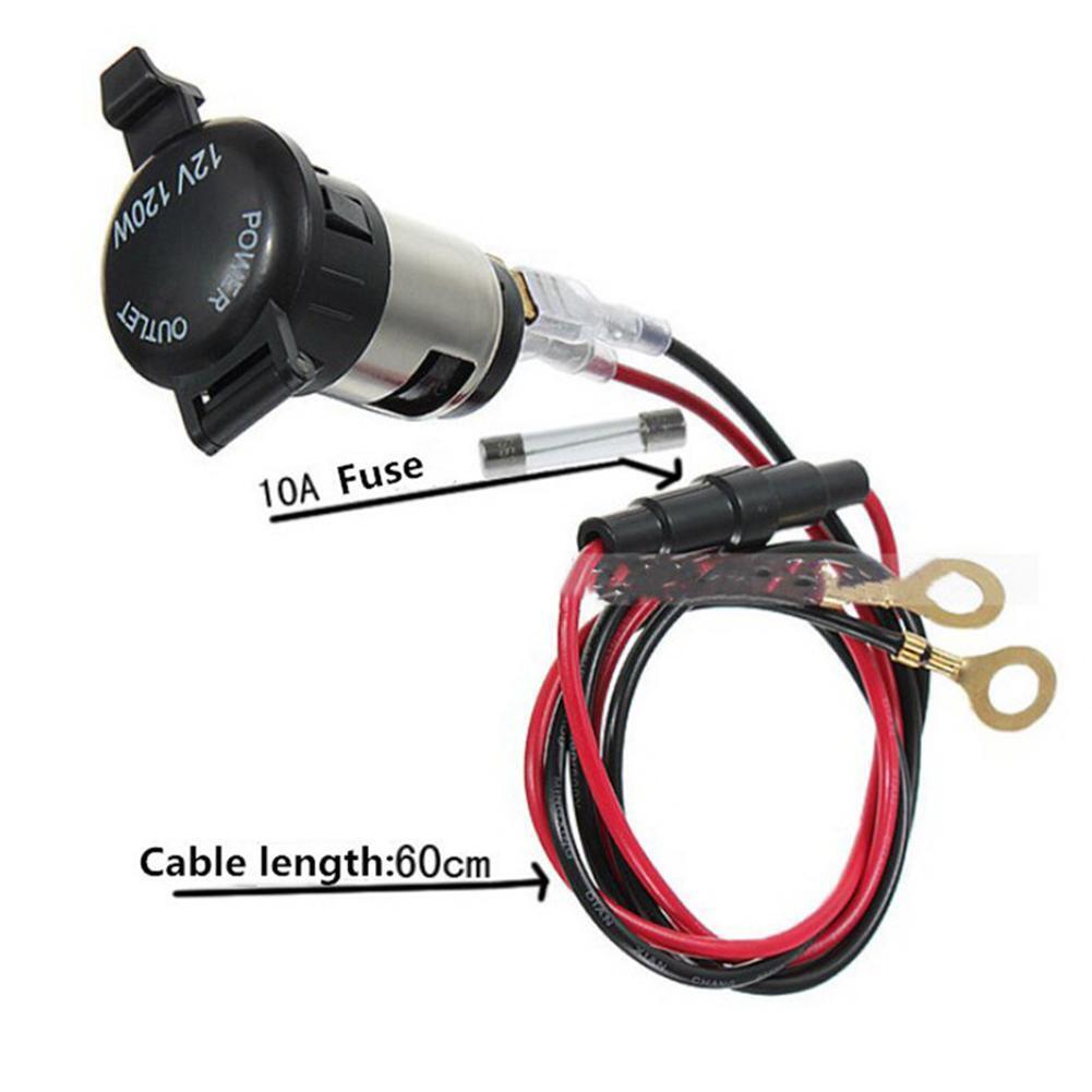 10PC 12-24V Auto Charger Plug for Motorcycle Car Truck Power Adapter Socket