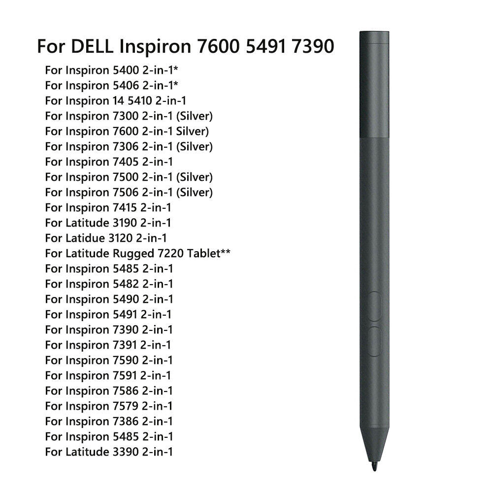 Tablet Active Stylus for DELL Inspiron 7300 7390 7590/Latitude 3190 3120