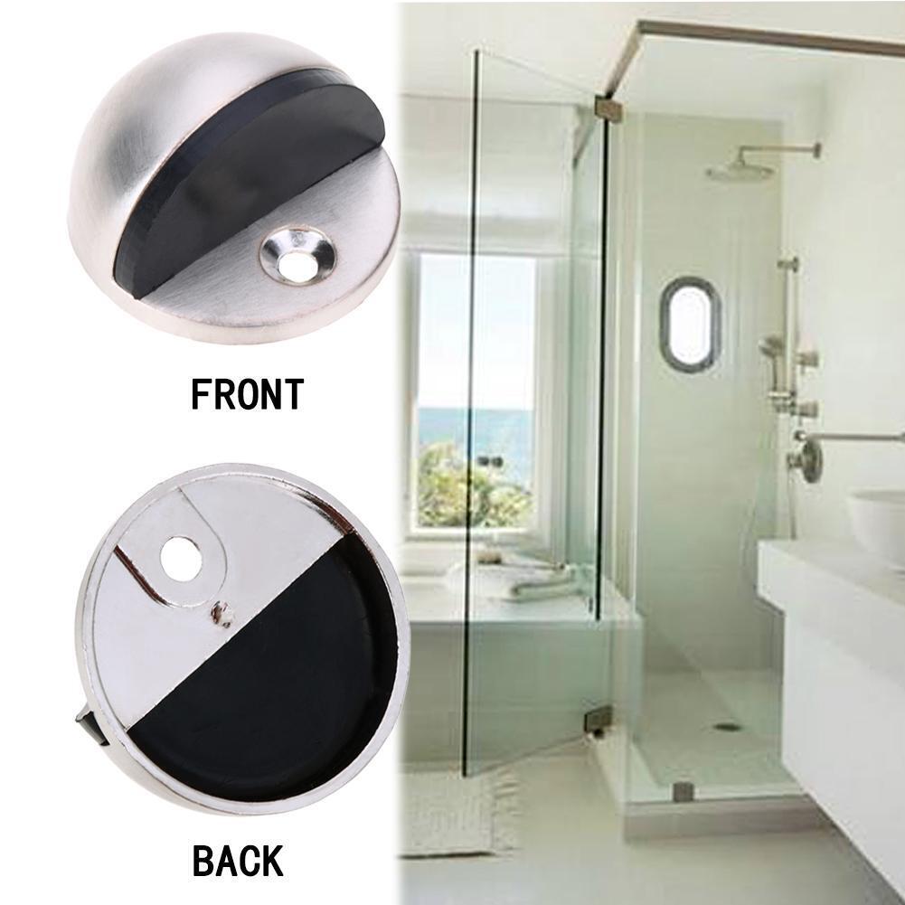 Magnet Door Holder Toilet Glass Hidden Door Stops Furniture Hardware Tool(1