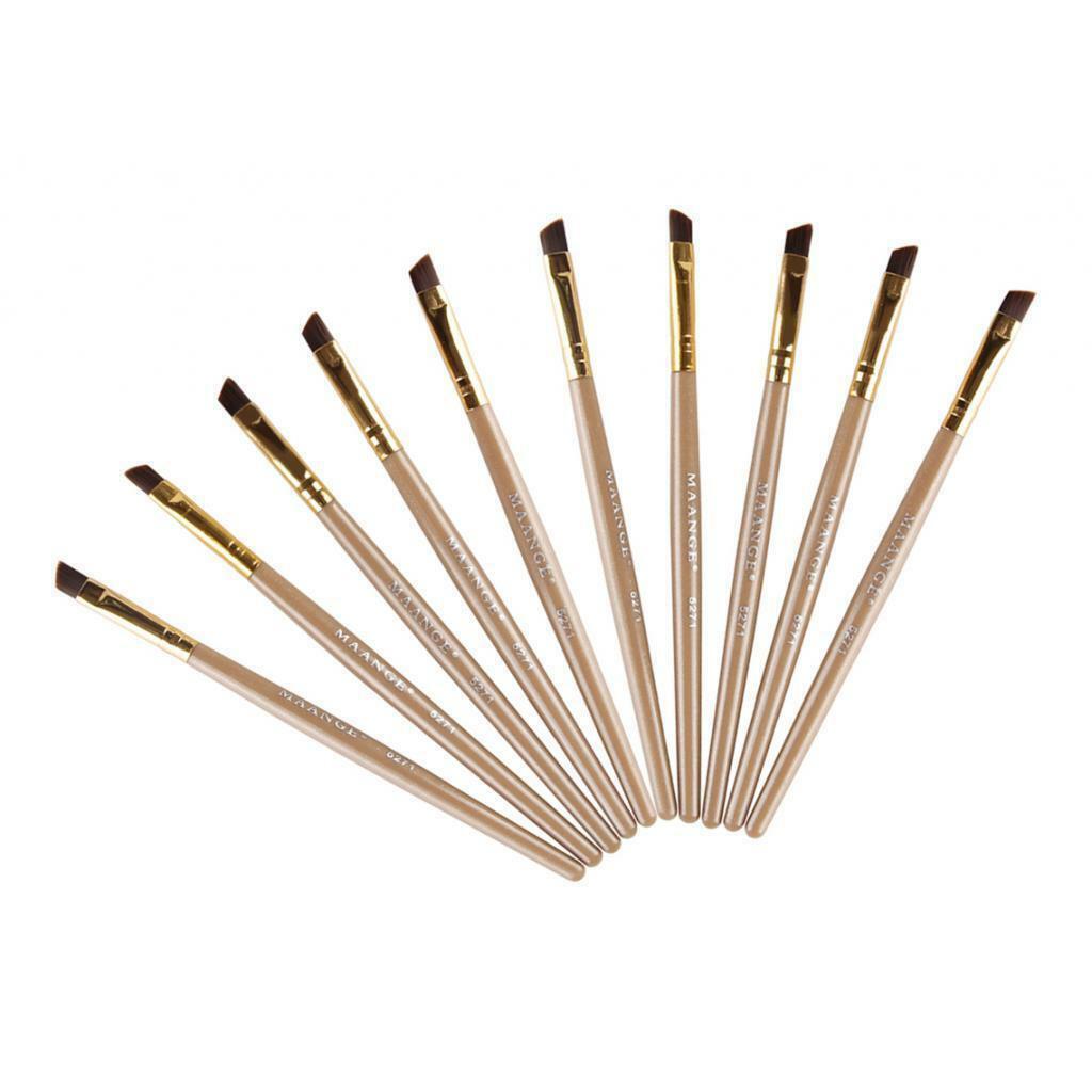 Professional Eyebrow Defining Brush Plastic Handle Brow Makeup Liner Definer