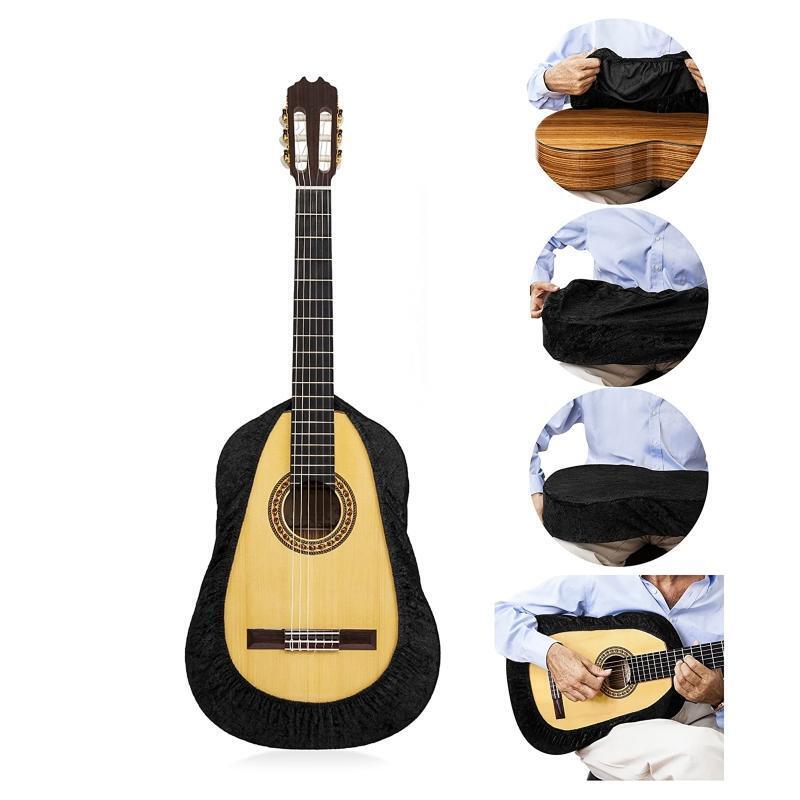 Velvet Dust Cover Protector for Acoustic Classical Cross-cut Cutaway Guitar