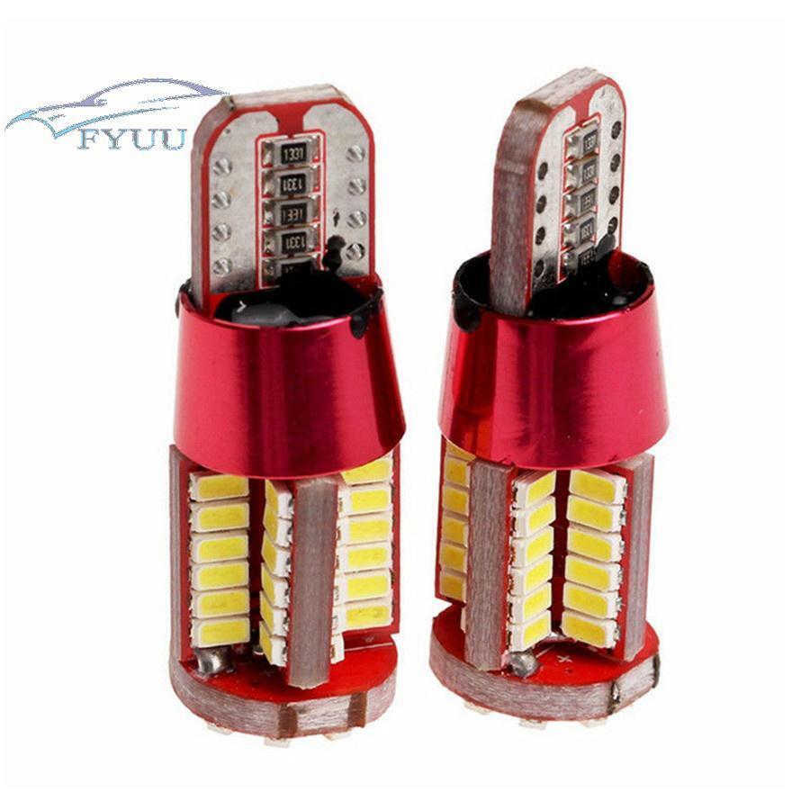 2 Pcs T10 4014 57-SMD 12V White LED Light Bulbs For Vauxhall Corsa C D VXR 06-15