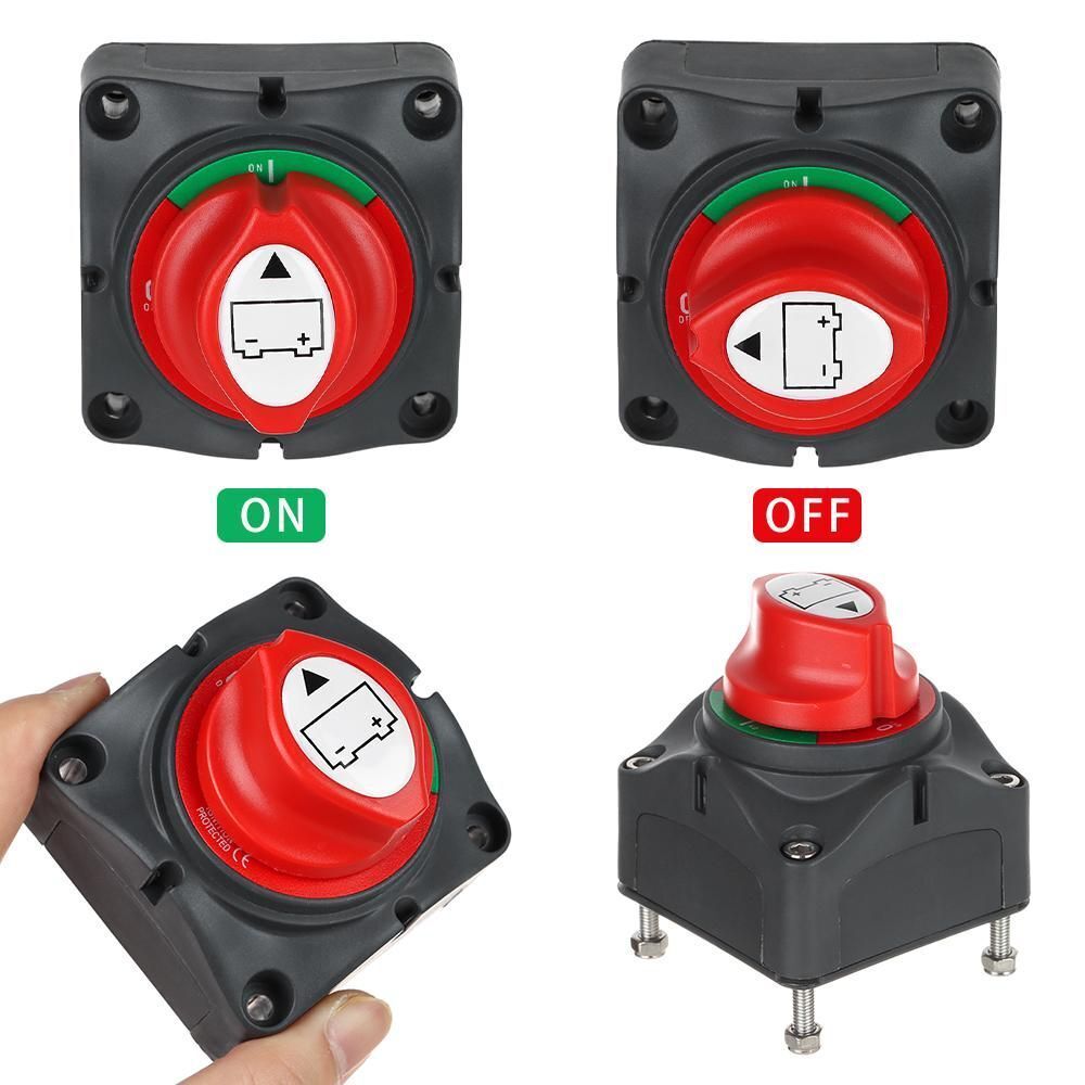 100A-300A Safe Cut Off Battery Selector Car Battery Rotary Disconnect Switch