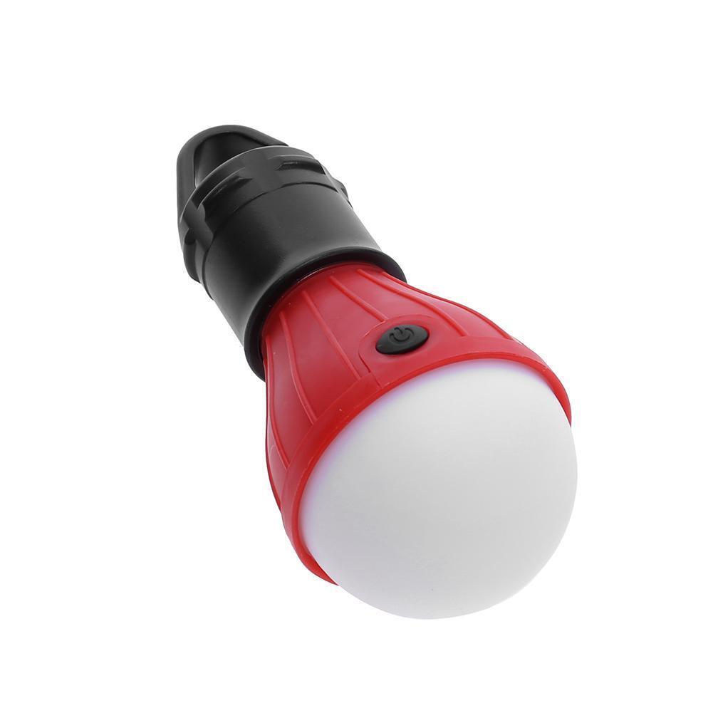 Mini Outdoor 3 LED 800LM Camping Tent Bulb Light Emergency Lamp (Red)