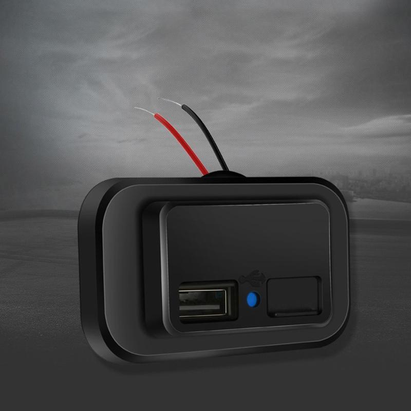Camper RV Truck Dual USB Car Fast Charger Socket Power Outlet Waterproof 12V 24V