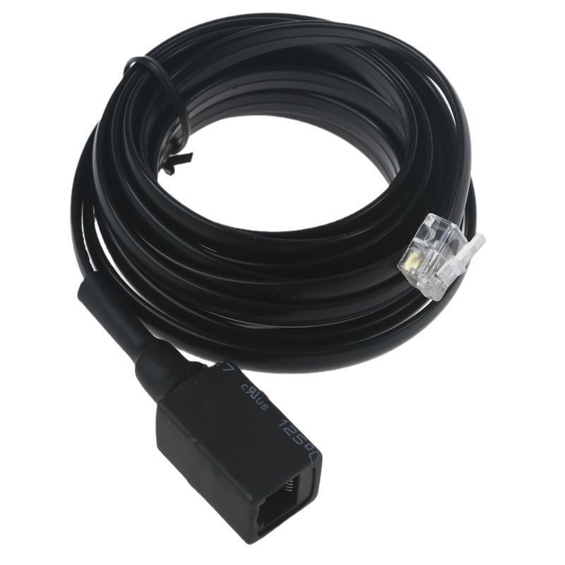 Mic Extension Cable 6 Pin 3 meters Black Cord for FTM-100DR FTM-400DR FTM-400XDR
