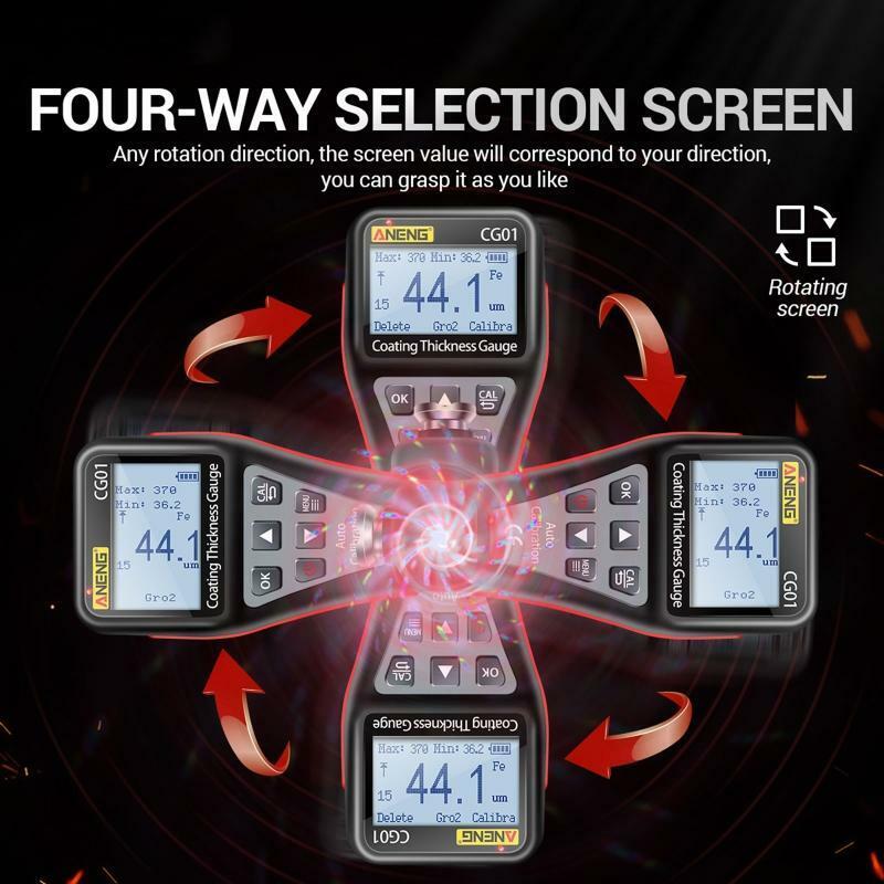 Coating Thickness Gauge Test  Paint Thickness Gauge Digital Meter for Automotive