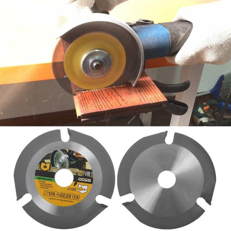 125mm 3T Circular Saw Blade Multitool Wood Carving Cutting Disc Grinder Carbide