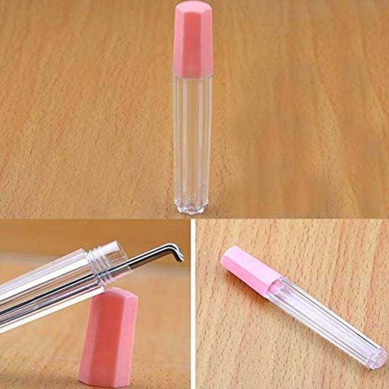 4pcs Plastic Embroidery Felting Sewing Needles Container Pin Needle Storage Tube