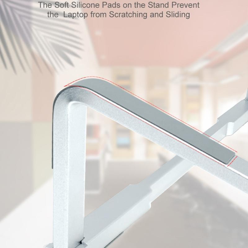 Adjustable Aluminum Laptop Stand Portable Notebook Support Holder for Computer