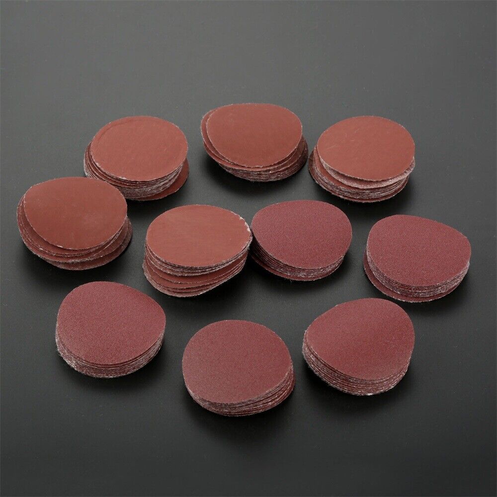 Round 2 Inch Sander Disc & 100pcs 60-600 Grit Polishing Sanding Paper Sandpaper