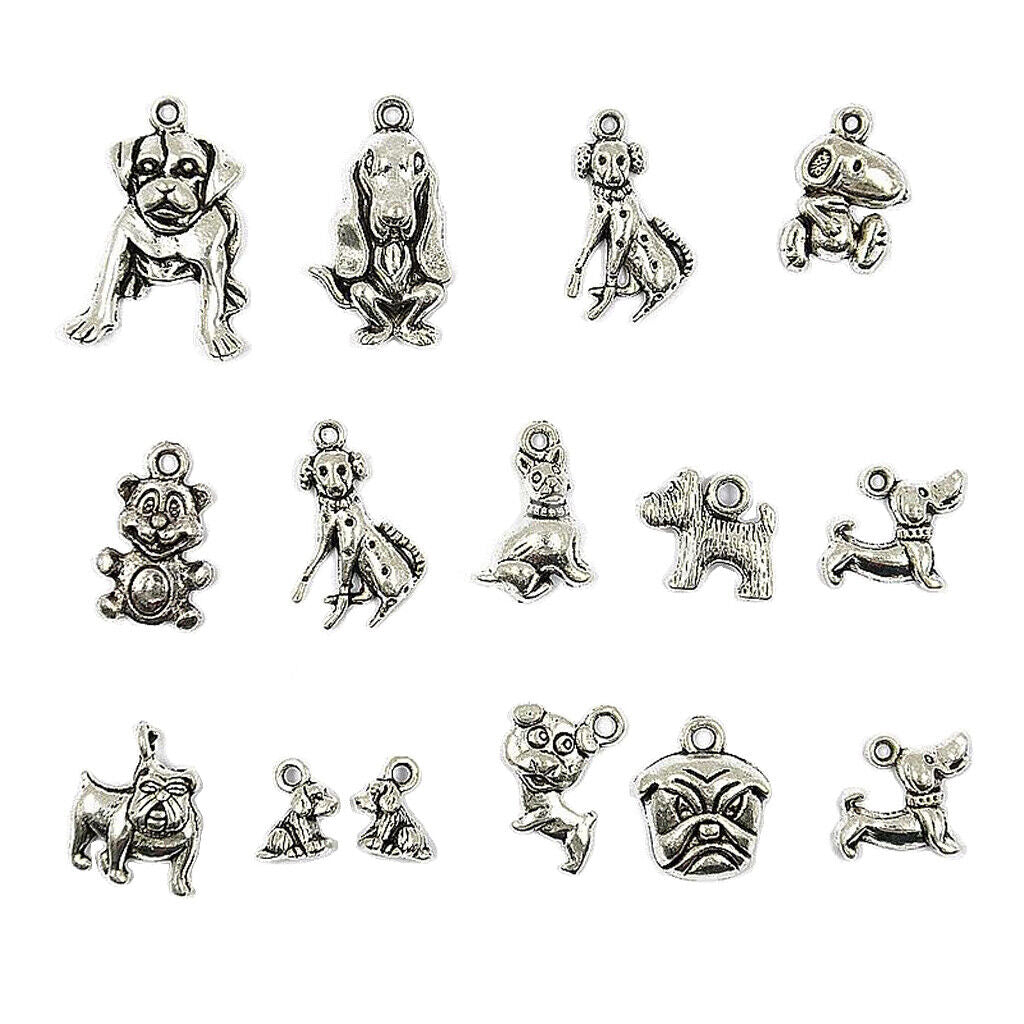 Lot 15PCS     Animal Pendant Charms Jewelry Findings
