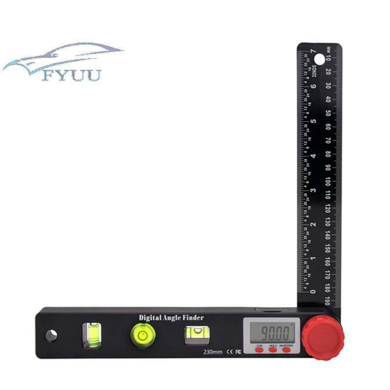Digital Display Angle Ruler Universal Spirit Level Square Ruler Woodworking Tool