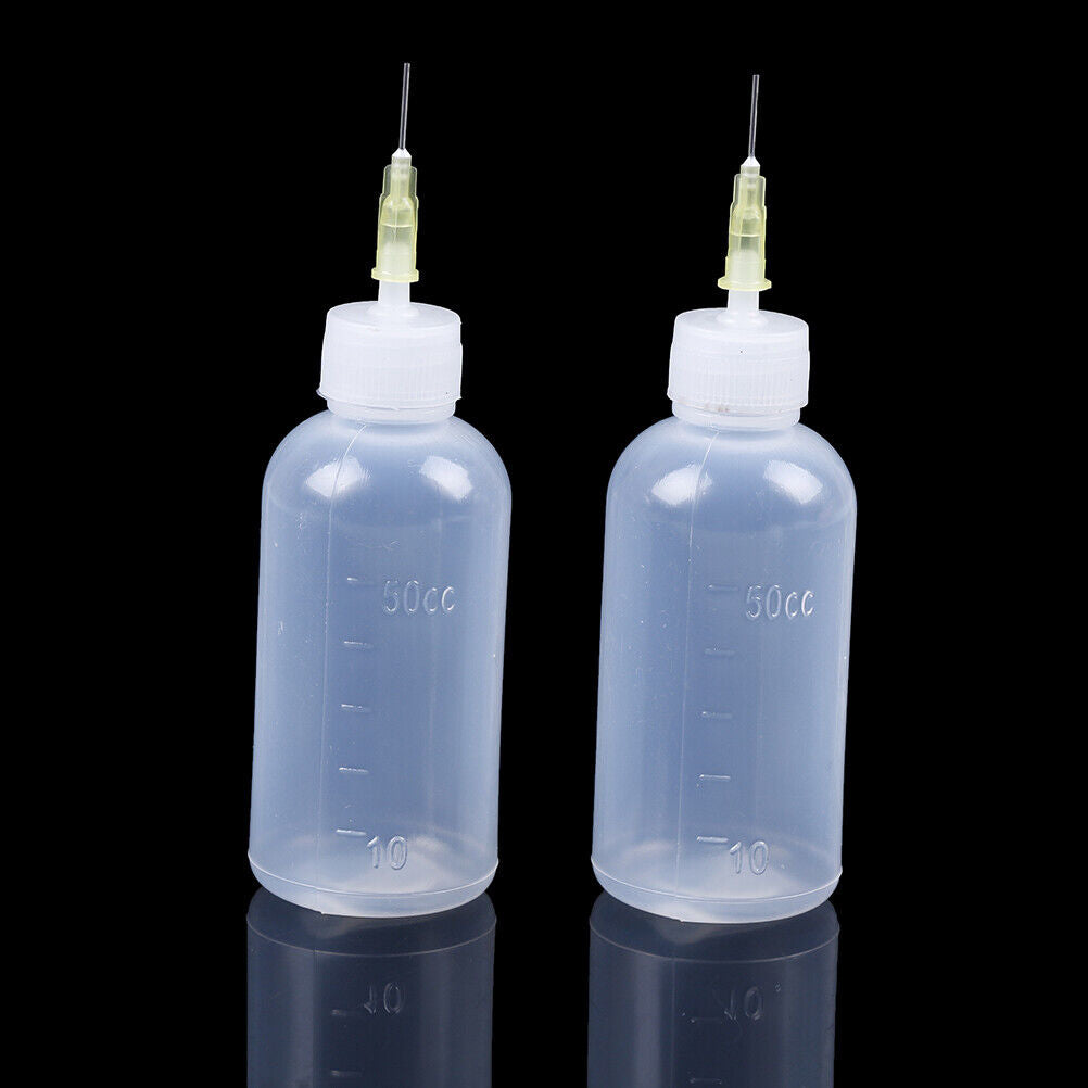 50ml Dispenser Bottle for Rosin Solder Soldering Liquid Flux with 1 Nee!j