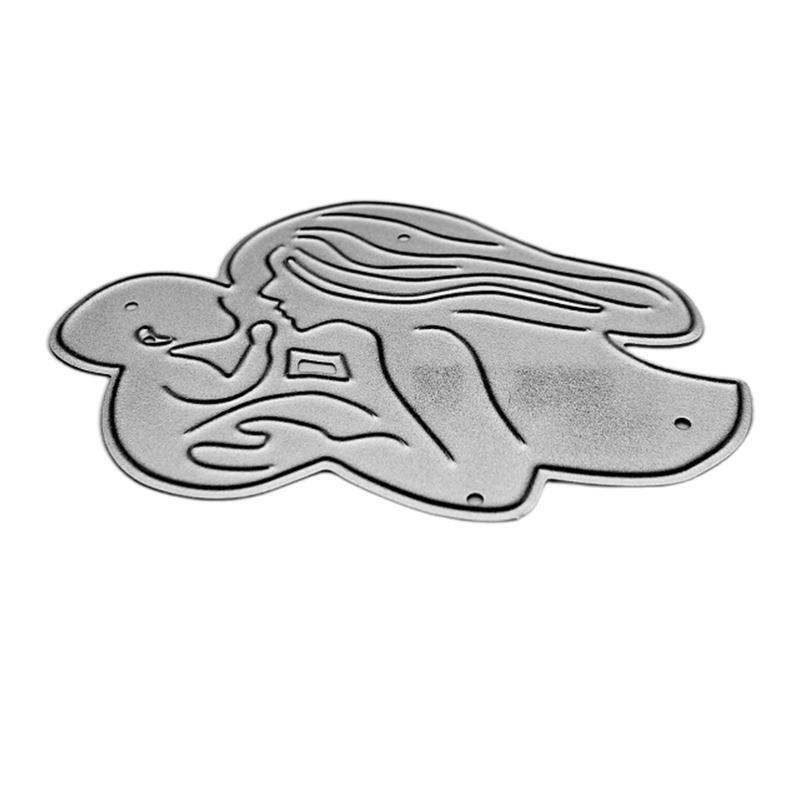 Mother Lifting Baby Metal Cutting Dies Stencil DIY Scrapbooking Album Template
