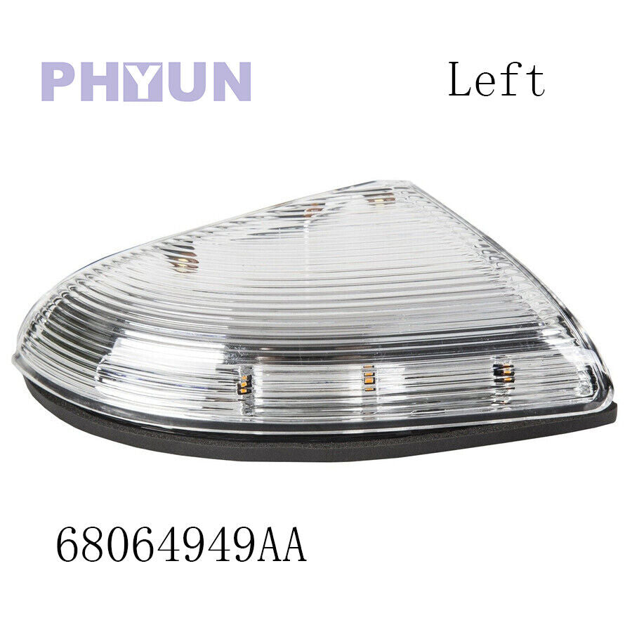 1x Left Front Mirror Turn Signal Light 68064949AA For Dodge Ram1500 2500 2010-14