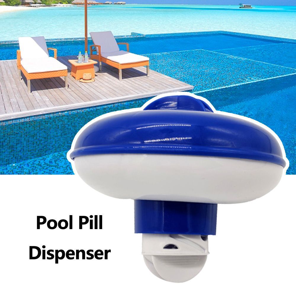 Pool Pill Dispenser Swimming Tablet Dispenser Chlorine Chemical Drug Dispenser