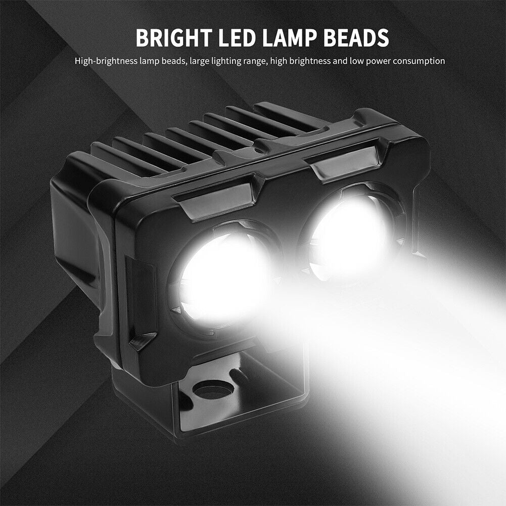 4000lm Waterproof Car Headlights Motorcycle LED Driving Spotlights Lights