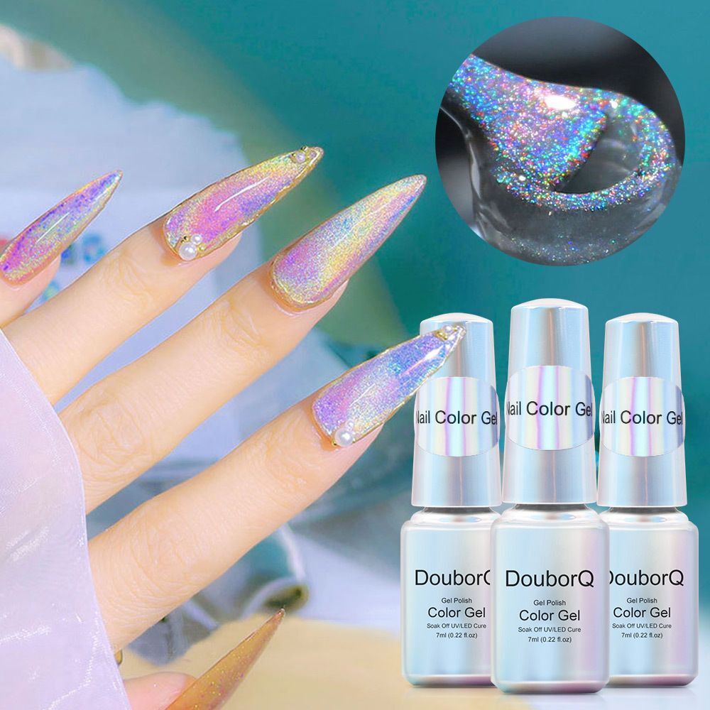 Varnish Colorful Universal Colorful Cat's Eye Glue Glossy Cat Eye Gel Aurora