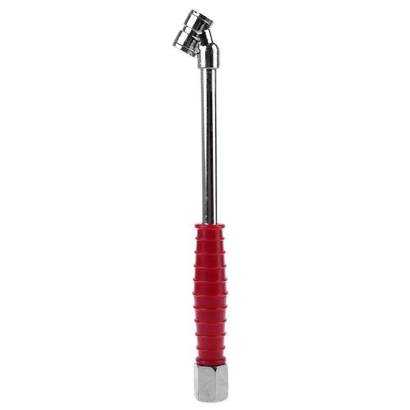 Dual Air Tire Chuck Head 1/4 Inch NPT w Handle for Car Tractor Truck RV Inflator
