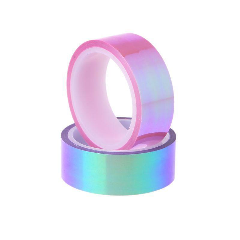 Rhythmic Gymnastics Decoration Holographic Prismatic Glitter Tape Hoops Stick