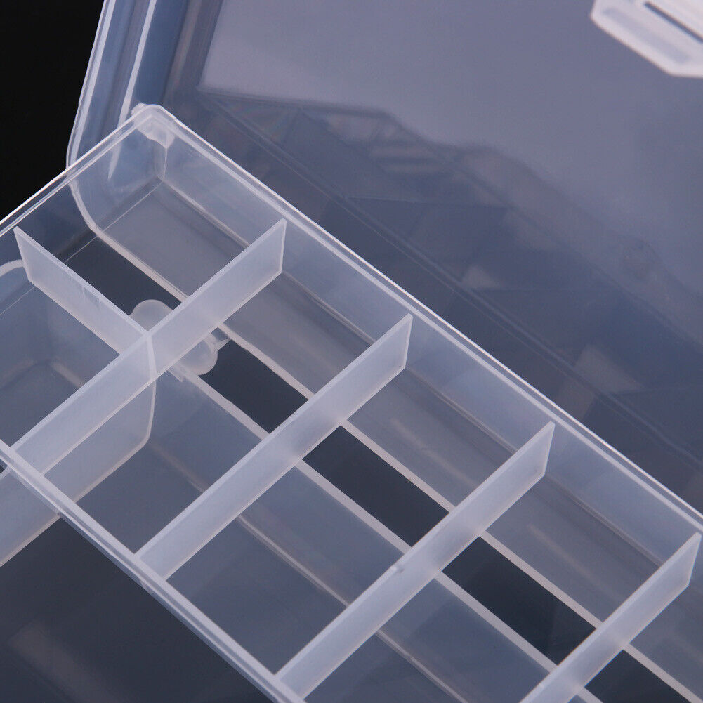 2 Layer Multifunctional Fishing Lure Plastic Box Portable Kit Storage Case